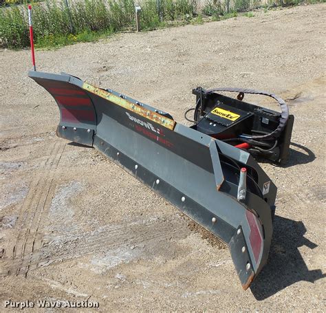 skid steer 6 way snow plow blade|snow plow for skid steer.